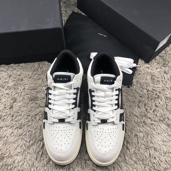Amiri Men's Black And White Outdoor Skel-Top Low Shoes - Picture 3 of 9